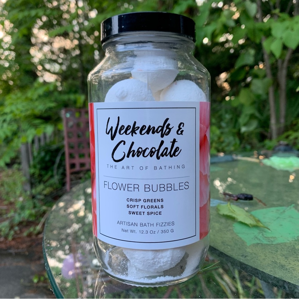 ANTHROPOLOGIE FIZZ & BUBBLE Flower Bubbles ARTISAN BATH FIZZES! Scented Gift USA
